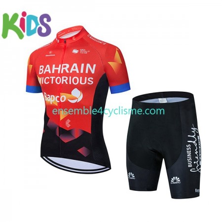 Tenue Maillot + Cuissard 2021 Team Bahrain Victorious Enfant N001